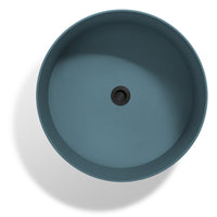Plot Small Planter in Marine Blue - Angle 7