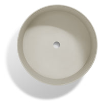 Plot Small Planter in Putty - Angle 6