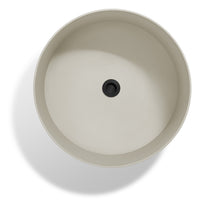 Plot Small Planter in Putty - Angle 7
