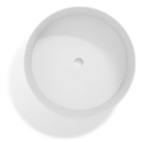 Plot Small Planter in White - Angle 6