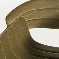 Racer Chair in Moss Velvet - Angle 6