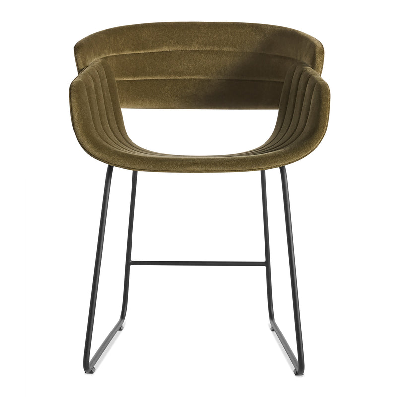 Racer Chair in Moss Velvet