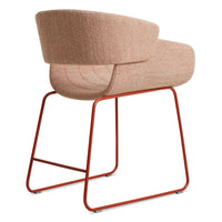 Racer Chair in Tait Tomato - Angle 7