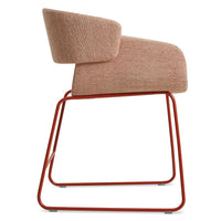 Racer Chair in Tait Tomato - Angle 6
