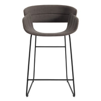 Racer Stool in Toohey Charcoal - Angle 1
