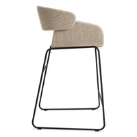 Racer Stool in Tait Stone - Angle 4