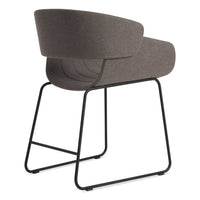 Racer Chair in Toohey Charcoal - Angle 4