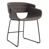 Racer Chair in Toohey Charcoal - Angle 2