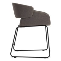 Racer Chair in Toohey Charcoal - Angle 3