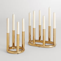 Rad Large Candelabra in Brass - Angle 9