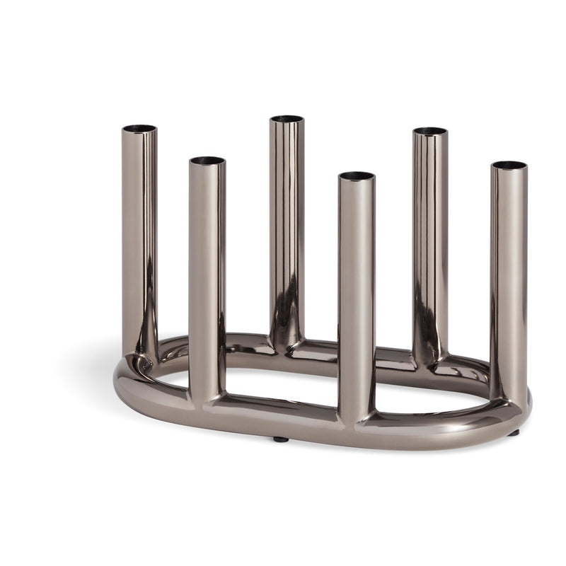 Rad Large Candelabra in Black Nickel