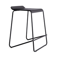 Ready Stacking Stool in Black - Angle 2