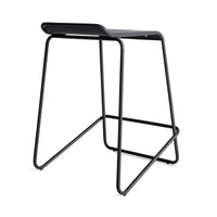 Ready Stacking Stool in Black - Angle 5