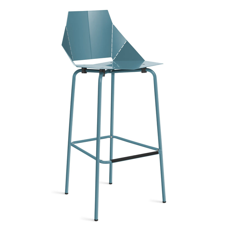 Real Good Barstool in Marine Blue - Angle 2
