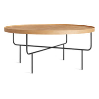 Roundhouse Coffee Table in White Oak - Angle 2