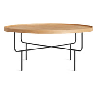 Roundhouse Coffee Table in White Oak - Angle 1