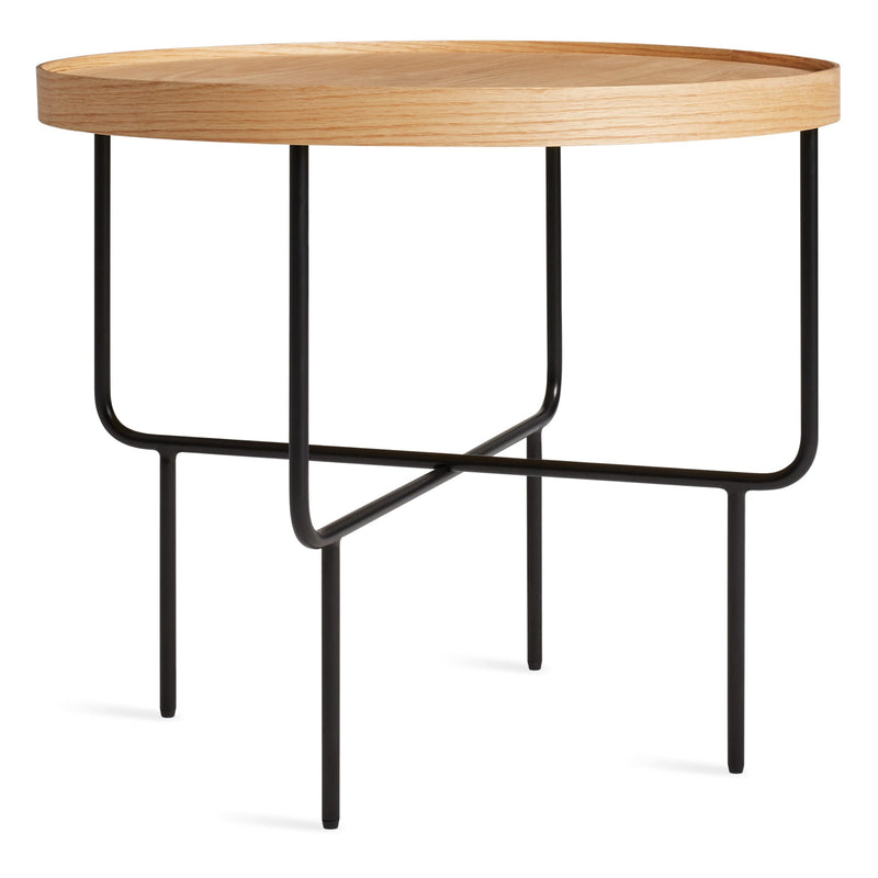 Roundhouse Low Side Table in White Oak