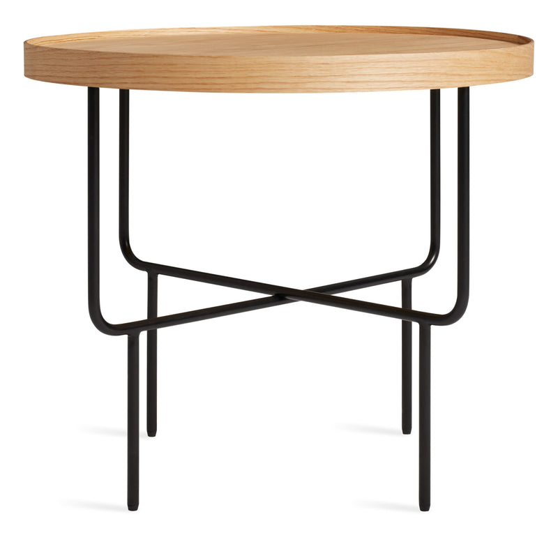Roundhouse Low Side Table in White Oak