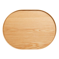 Roundhouse Tall Side Table in White Oak - Angle 6