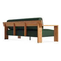 Ridge Outdoor Sofa in Sunbrella Ivy - Angle 6
