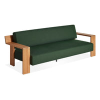 Ridge Outdoor Sofa in Sunbrella Ivy - Angle 4
