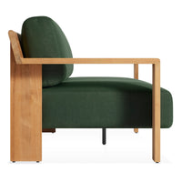 Ridge Outdoor Sofa in Sunbrella Ivy - Angle 5