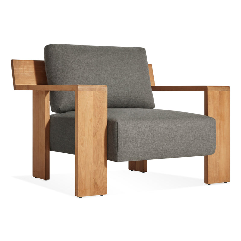 Ridge Outdoor Lounge Chair in Toohey Charcoal