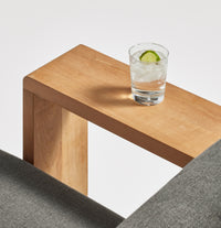 Ridge Outdoor Lounge Chair in Toohey Charcoal - Angle 8