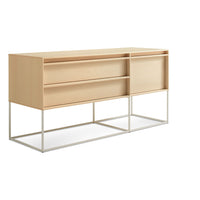 Rule 1 Door / 2 Drawer Console in Maple - Angle 11