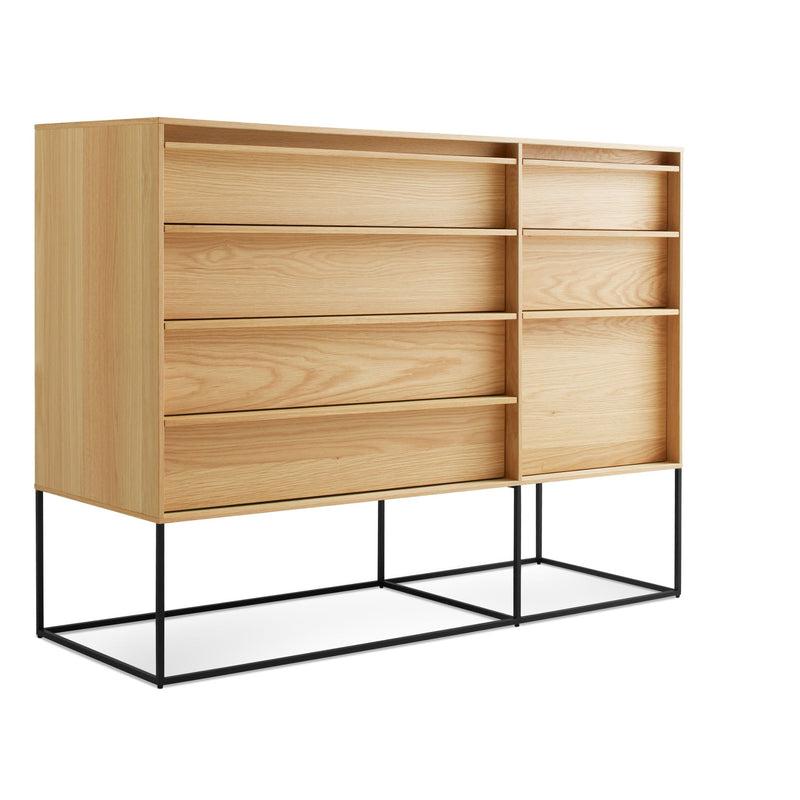 Rule Large Dresser in White Oak - Angle 2