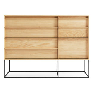 Rule Large Dresser in White Oak - Angle 1