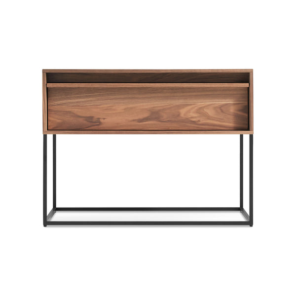 Rule Nightstand in Walnut - Angle 1