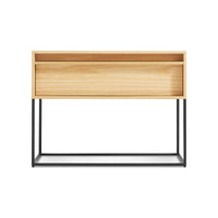 Rule Nightstand in White Oak - Angle 1