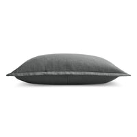 Ripple Coverlet Set in Charcoal / Charcoal - Angle 4