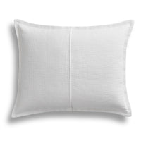 Ripple Coverlet Set in White / Putty Stitch - Angle 3
