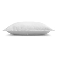 Ripple Coverlet Set in White / Putty Stitch - Angle 4