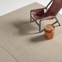 Bob and Weave Rug in Sand - Angle 3