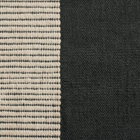 Light Between Rug Sample - Charcoal - Angle 1