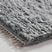 Shadow Play Rug in Charcoal - Angle 4