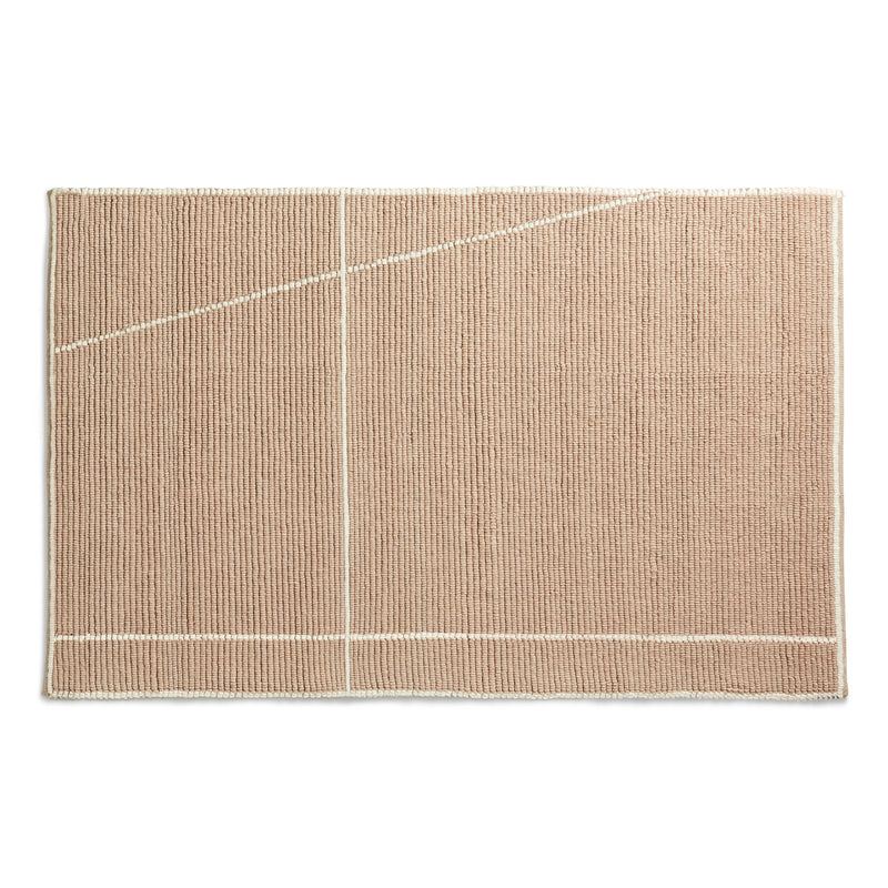 Collet Rug in Oat - Angle 1
