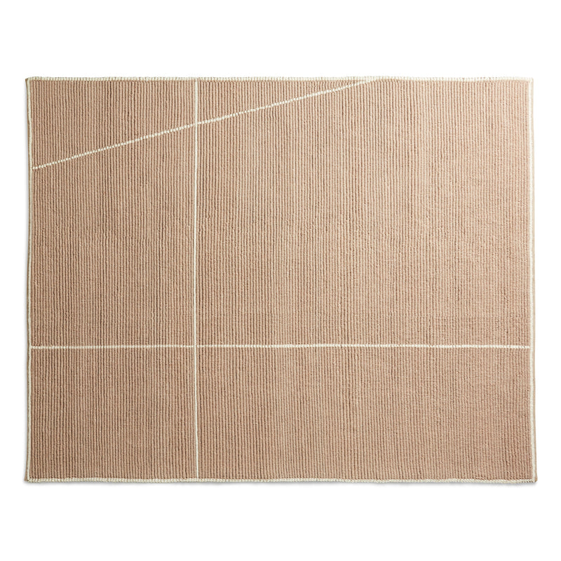 Collet Rug in Oat - Angle 1