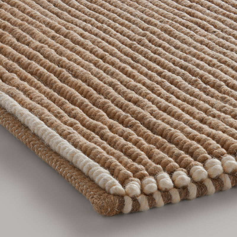 Collet Rug in Oat - Angle 2