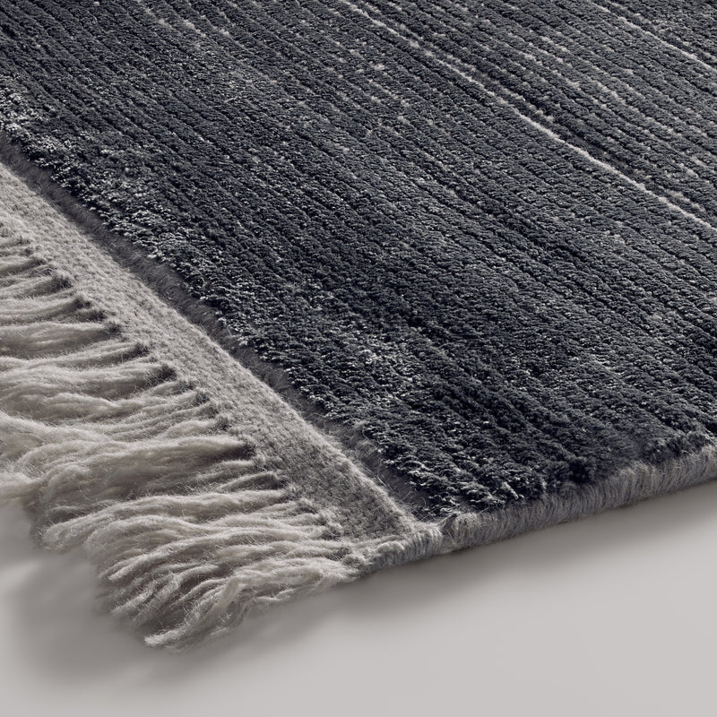 Fancy Rug in Indigo - Angle 2