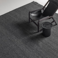 Way Rug in Charcoal - Angle 3
