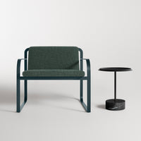 Skald Lounge Chair in Maharam Mantle in Parsley - Angle 4