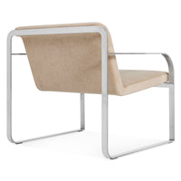 Skald Lounge Chair en Stone Velvet - ángulo 7