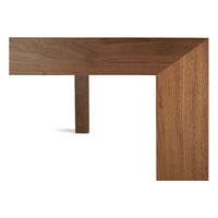 Second Best Wood Dining Table in Walnut - Angle 7