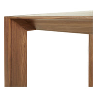 Second Best Wood Dining Table in Walnut - Angle 6