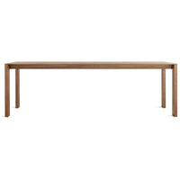Second Best Wood Dining Table in Walnut - Angle 1