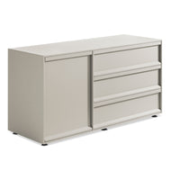 Superchoice 1 Door / 3 Drawer Credenza in Putty - Angle 5